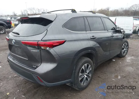 2021 Toyota Highlander Hybrid Xle from USA, damaged, VIN 5TDGARAH4MS506129